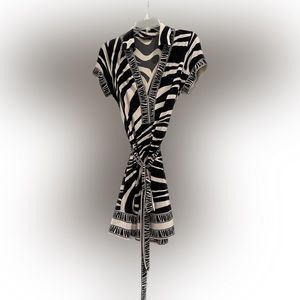 BCBG Maxazria animal print dress, size medium